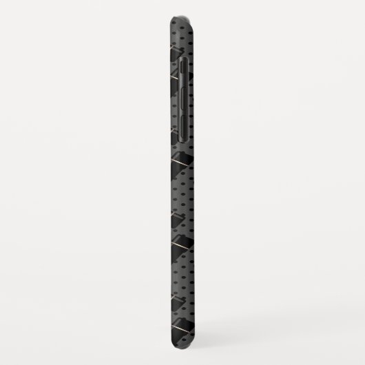 シームレス口唇デザインパターン美しいファッション Case-Mate iPhoneケース (裏面/左)