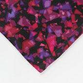 シームレス大理石の花崗岩抽象芸術モダンパターンpr フリースブランケット (角)