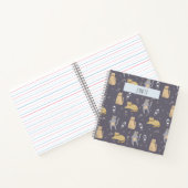 シームレス宇宙の猫名前をカスタムする ノートブック (内部)