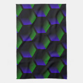 シームレス幾何学角 キッチンタオル (縦)