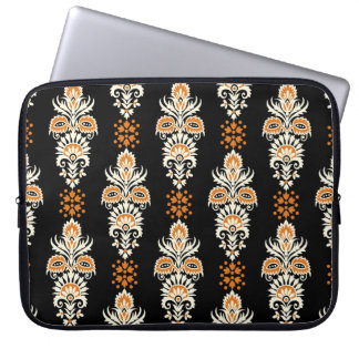 シームレス抽象芸術幾何フローラデザイン ラップトップスリーブ