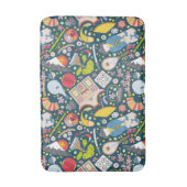 シームレス日本のなパターン バスマット (正面縦)