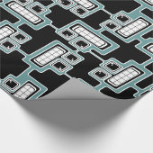 シームレス未来的ラッピング紙 ラッピングペーパー