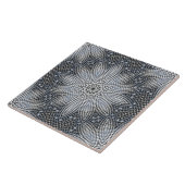 シームレス灰色フローラセラミックタイル タイル (側面)