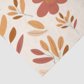 シームレス秋秋の花柄 薄葉紙 (詳細)