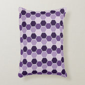 シームレス紫外線六角形パターン。ハニカムco アクセントクッション (正面(垂直))