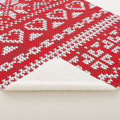 シームレス編み物パターンノルウェーフェスティバルセーターd シェルパブランケット (3/4)