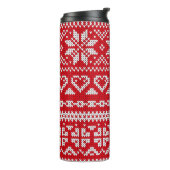 シームレス編み物パターンノルウェーフェスティバルセーターd タンブラー (回転左)