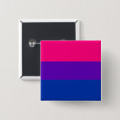 シームレス繰り返しバイセクシャルプライドフラグパターン 缶バッジ (正面&裏面)