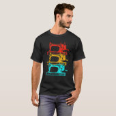 シームレス裁縫カラフル裁縫機 Tシャツ (正面フル)