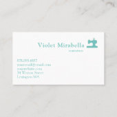 シームレス裁縫機名刺 名刺 (裏面)