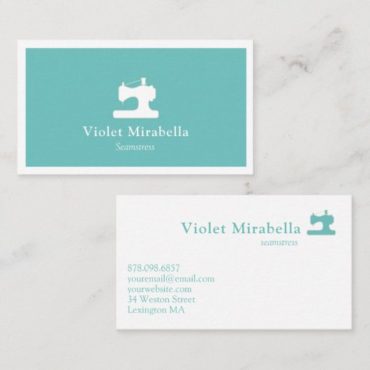 シームレス裁縫機名刺 名刺 (正面/裏面)