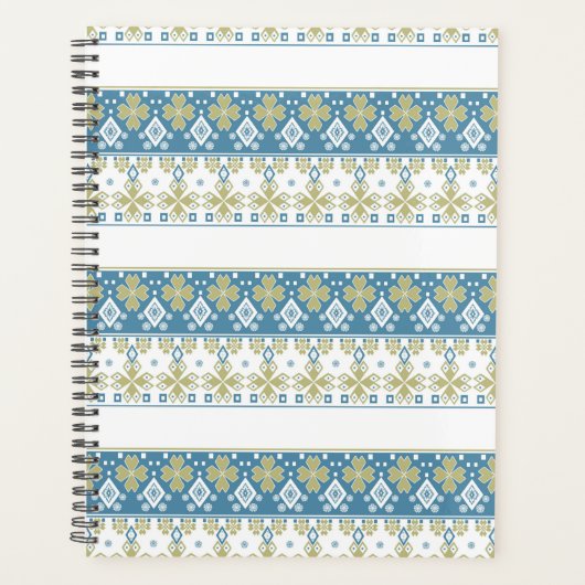 シームレス装飾デコ華美フォーク プランナー手帳 (正面)