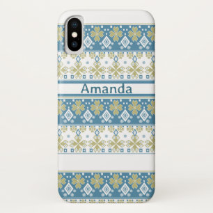 シームレス装飾デコ華美フォーク iPhone X ケース