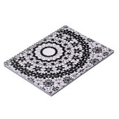 シームレス装飾用ブラックグレーレース装飾 ノートブック (左側)