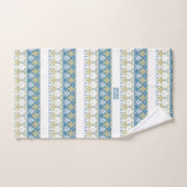 シームレス装飾華美フォーク2020ニューイヤー バスタオルセット (ハンドタオル)