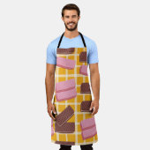 シームレス違うウエハー エプロン (着用した状態)