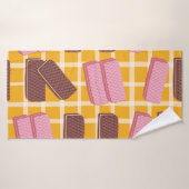 シームレス違うウエハー バスタオル (バスタオル)