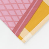 シームレス違うウエハー フリースブランケット (角)