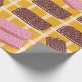 シームレス違うウエハー ラッピングペーパー (角)