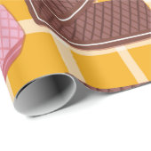 シームレス違うウエハー ラッピングペーパー (ロールコーナー)