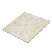 シームレス金ゴールドフローラセラミックタイル タイル (側面)