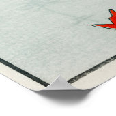 シームレス金魚イラストレーション ポスター (角)