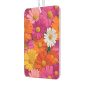 シームレス鮮やかデイジーフローラルパターン カーエアーフレッシュナー (左)