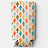 シームレス カラフル サボテン キャン クーラー (正面)