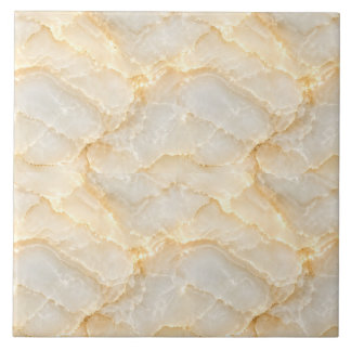 シームレス ゴールデンオニキス 大理石 波模様 タイル