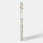 シームレス ピンクローズ 水彩パターン Case-Mate iPhoneケース (裏面 / 左)