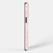 シームレス ピンク大理石模様 iPhoneケース (右側面)