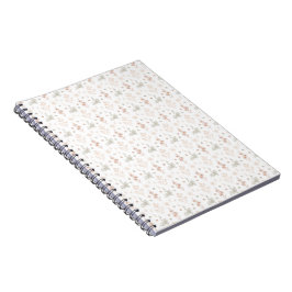 シームレス フラワーズ ノートブック