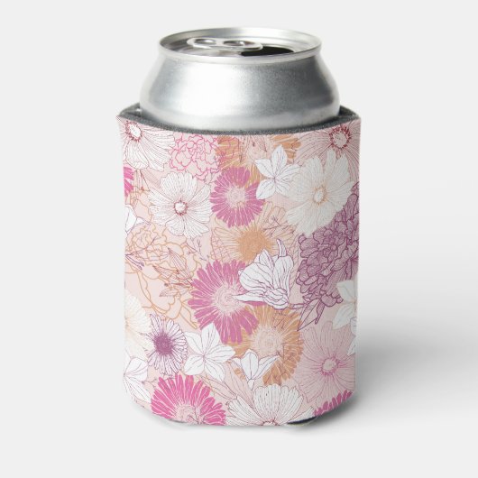 シームレス フラワー 缶クーラー (缶裏面)