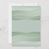 シームレス ミスト ポスト結婚式招待状 招待状 (裏面)