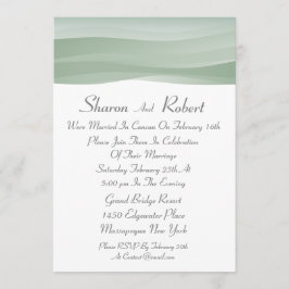 シームレス ミスト ポスト結婚式招待状 招待状
