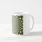 シームレ伝統的スサメ コーヒーマグカップ (正面右)