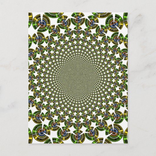 シームレ伝統的スサメ ポストカード (正面)