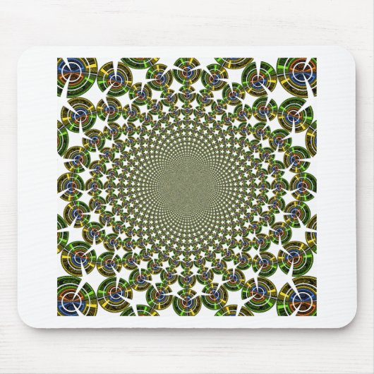 シームレ伝統的スサメ マウスパッド (正面)