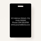 シームレ市松模様にスの格子模様の抽象芸術パターンの再 バッジ (裏面)