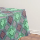 シームレ市松模様にスプレイド抽象芸術正方形ジオメトリ テーブルクロス (インサイチュ)