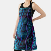 シームレ華美スなテクスチャ背景レリーフ、 浮き彫り波 エプロン (インサイチュ)