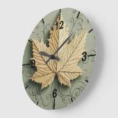 シームレ離れスデザイン壁 ラージ壁時計 (傾斜)