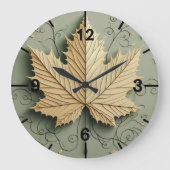 シームレ離れスデザイン壁 ラージ壁時計 (正面)