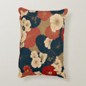 シーム日本の伝統的レスパターン アクセントクッション (裏面(縦))