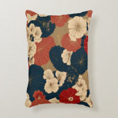 シーム日本の伝統的レスパターン アクセントクッション (正面(垂直))