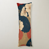 シーム日本の伝統的レスパターン ボディピロー (裏面 (縦))