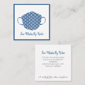 シーメスタイリッシュス顔カバーマスクデザイナ スクエア名刺 (正面/裏面)