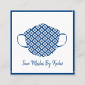 シーメスタイリッシュス顔カバーマスクデザイナ スクエア名刺 (正面)