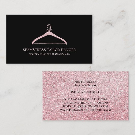 シーメストテーラーハンガー 名刺 (正面/裏面)